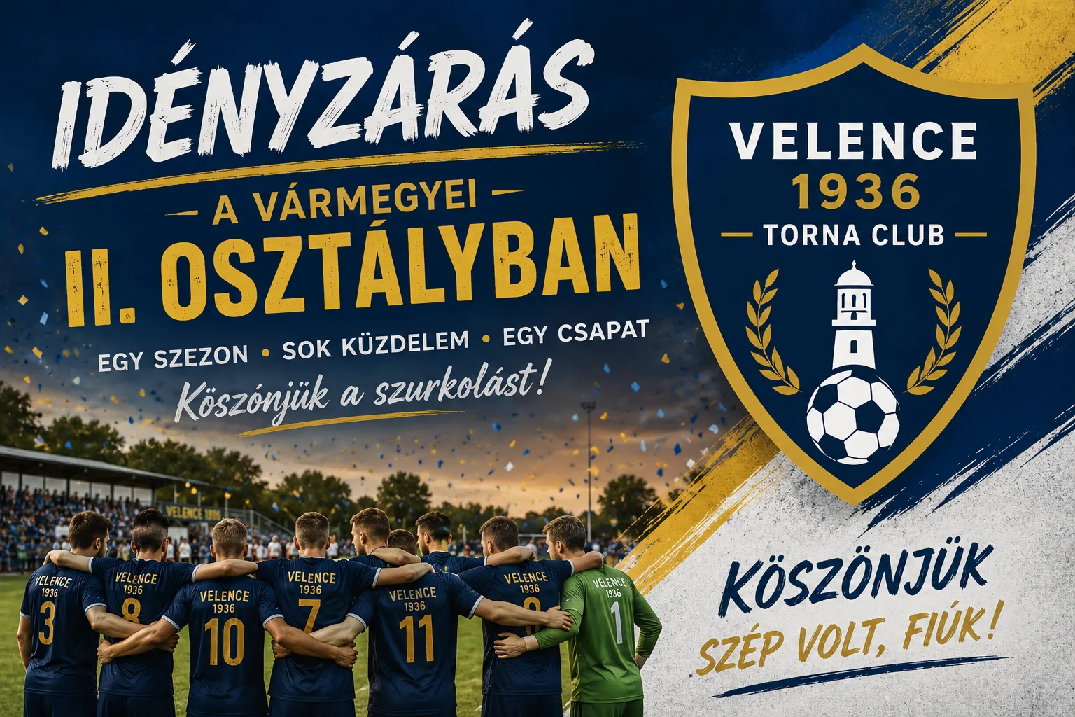 Idényzárás a Vármegyei II. osztályban