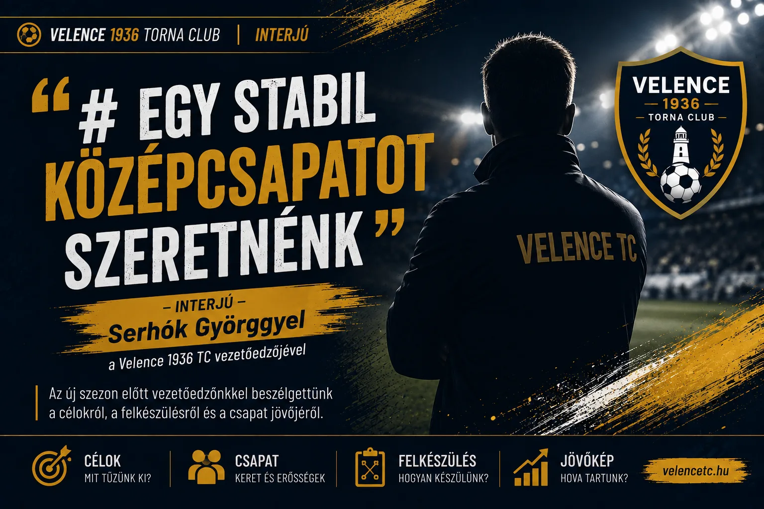 „Egy stabil középcsapatot szeretnénk" — interjú ifj. Serhók Györggyel